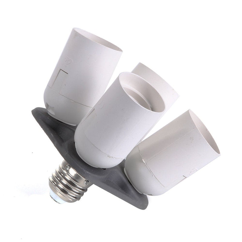 Foto4easy 4 in 1 E27 Base Socket Splitter Light Lamp Bulb Adapter Holder for Photo Softbox