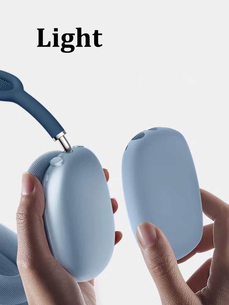 [AUSTRALIA] - Earpads Cushions Protectors Cover Case，Soft Silicone Ear Pads Cup Compatible with AirPods Max Headphones (Green) Green 