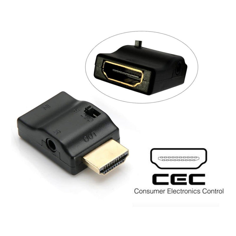 ChenYang CY HDMI Male to Female Remote Controlled HDMI-Compatible 2.0 IR Adapter with CEC ARC Function HDCP Compliant Support to Close CEC CEC/ARC HDMI Adapter x1