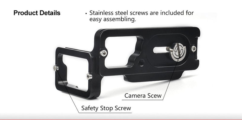 SUNWAYFOTO PCL-6DII Dedicated L Plate for Canon EOS 6D Mark II Camera Arca/RRS Compatible