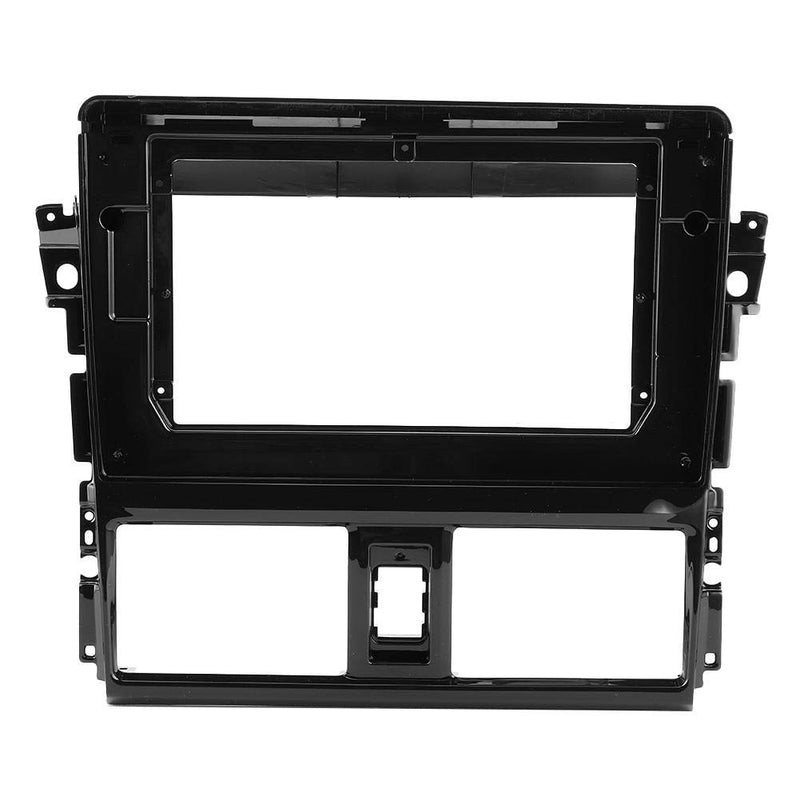 Stereo Fascia Panel, 10.2in 2 Din Car Stereo Fascia Panel Frame Mount with Power Cord for Toyota Vios 12-16