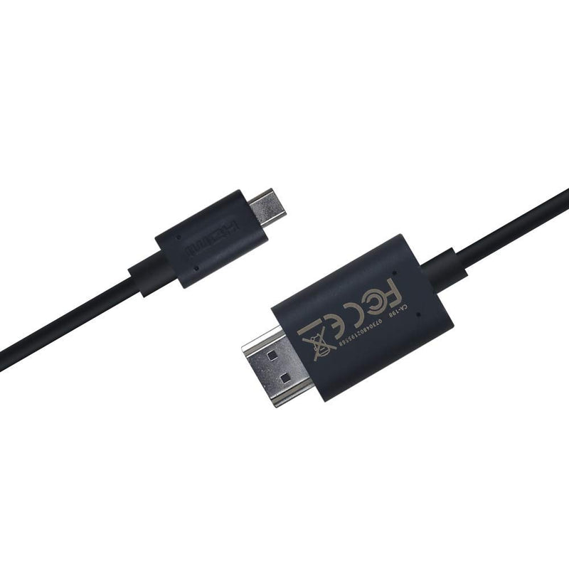 [AUSTRALIA] - Portkeys Super Extreme Slim High Speed 4K HD Ultrafine HDMI Cable (3.28ft /1m) Micro A- Micro D for computuer, Camera Monitor, DVD, TV 