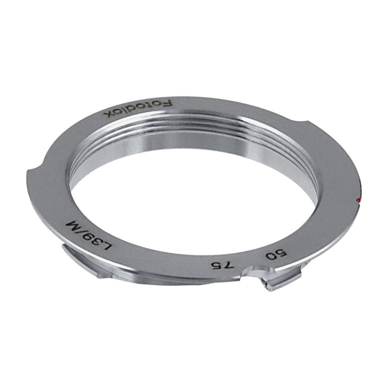 Fotodiox Lens Mount Adapter, M39 (39mm x1, Thread Leica Screw Mount) Lens to Leica M Adapter with 50mm/75mm Frame Line, fits Leica M-Monochrome, M8.2, M9, M9-P, M10 and Ricoh GXR Mount A12