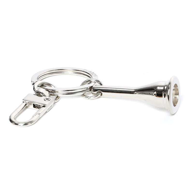 Curtis French Horn Mouthpiece Themed Key chain/Key holder/Key ring (Silver) Silver