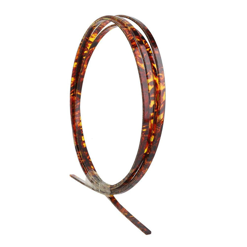Celluloid Strip, RiToEasysports GJ01 Thin Guitar Binding Purfling Edging Strips Rainbow Color Celluloid Accessories