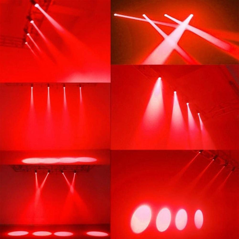 [AUSTRALIA] - LED Beam Pinspot Light DJ Mirror Ball Lighting Pin Spot Indoor Projection Lamp for KTV Bar Club Party Disco LED 3W (Red) Red 