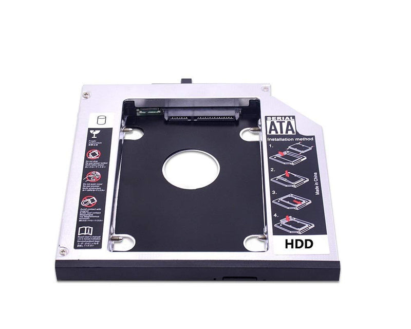 2nd HDD SSD Hard Drive Caddy Frame for Lenovo Thinkpad R400 T420i T430i T510i T520i T530i R500 W700 W700ds W701 W701ds