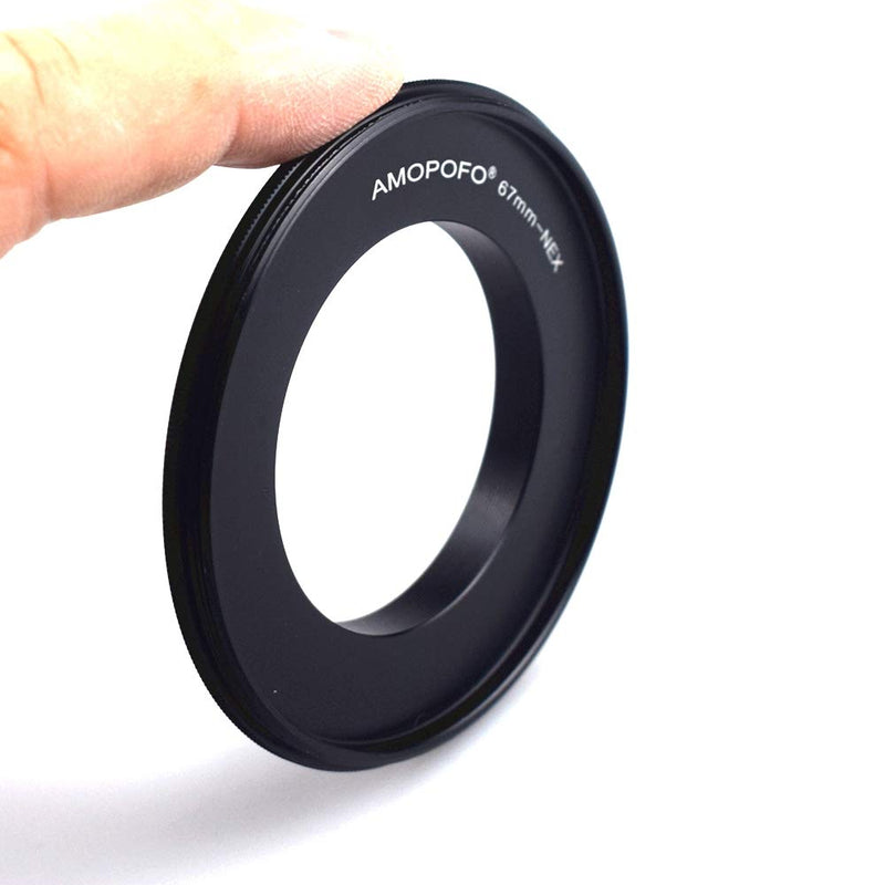 67mm Filter Thread Macro Reverse Mount Adapter Ring,& for Sony E-Series Camera A6500 A6300 A5100 A6000 A5000 A3000 NEX-5T NEX-3N NEX-6 NEX-5R NEX-F3 NEX-3 NEX-5 A7RIII A9 A7III A7 A7s A7R A7II A7RII A 67mm to NEX Reverse Adapter Ring