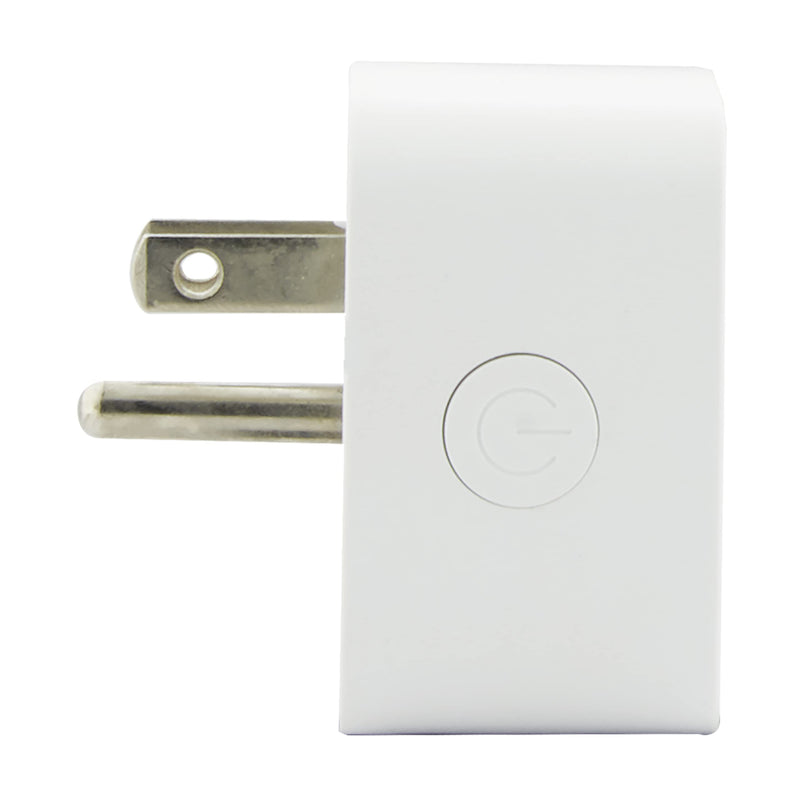 Satco S11269 Starfish 2-Inch Mini-Square On/Off WiFi Smart Plug Outlet, Works with Siri, Alexa, Google Assistant, SmartThings, White, 2 Pack ON/OFF Mini Outlet - 2 Pack