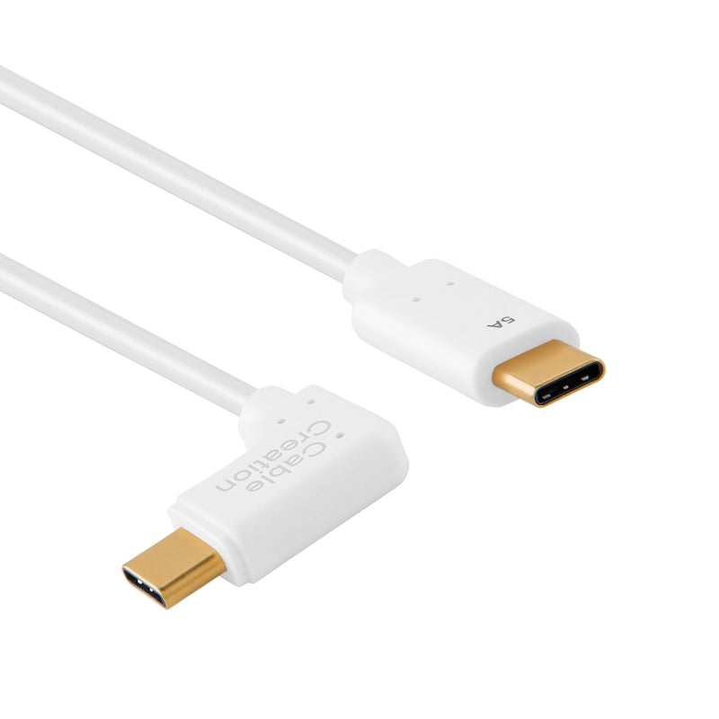 USB C to USB C Cable 100W, CableCreation 6ft USB C to C Cable 5A Fast Charge, Compatible with New MacBook(Pro), Google Chromebook Pixel, Galaxy S20 S10 S9, Note 10, 1.8M/ White