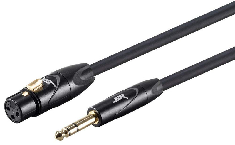 [AUSTRALIA] - Monoprice 3ft Stage Right XLR Female to 1/4inch TRS Male 16AWG Cable (Gold Plated) 