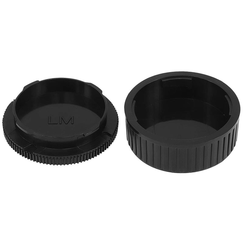 Haoge Camera Body Cap and Rear Lens Cap Cover Kit for Leica M LM Mount Camera Lens Such as M240, M240P, M262, M3, M2, M1, M4, M5, CL, M6, MP, M7, M8, M9, M9-P, M Monochrom, M-E, M, M-P, M10, M-A for Leica M Mount