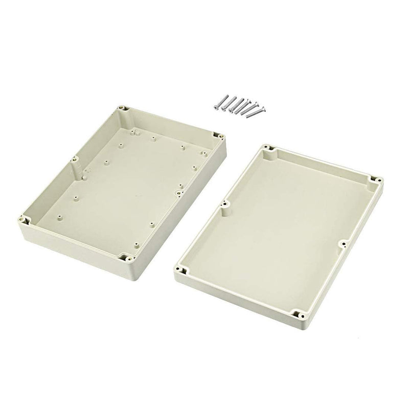 Saim Plastic Junction Box Electronic Project DIY Enclosure Case ABS Waterproof 10.4x7.2x2.4inch