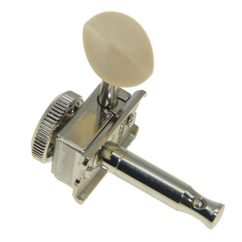 Dopro 6 Inline Vintage Style Locking Tuners Guitar Tuning Keys Pegs Lock Guitar Machine Heads Fits Strat Tele Guitars Nickel