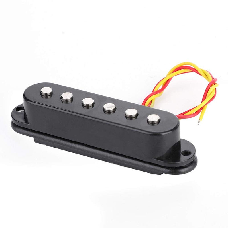 Bnineteenteam 1 PC Single Coil Sound Pickup Replacement Part for ST Electric Guitar Black