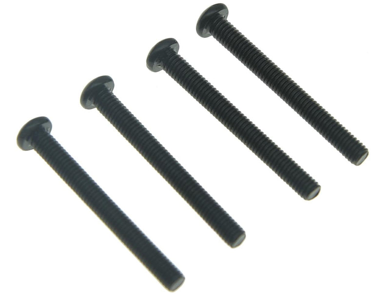 KAISH Pack of 20 Metric Thread Humbucker Pickup Height Screws Guitar Humbucker Pickup Screws with Springs for Epiphone SG Import Pickups Black