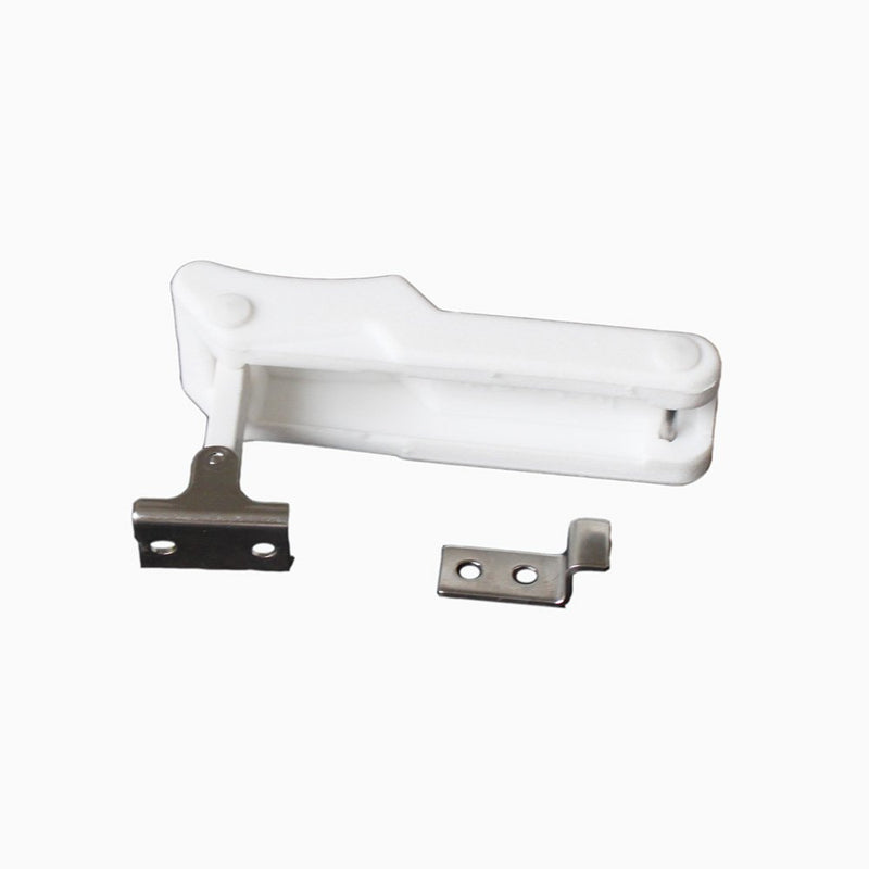X-Haibei 2 Pcs 4 inch Flexible Draw Latch Soft White Rubber Over Center Boat Latch Door Handle