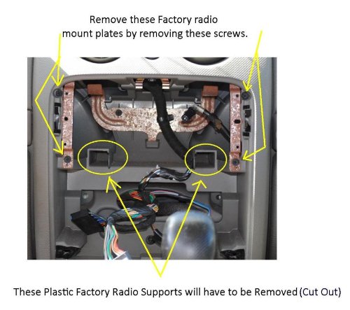 Aftermarket Double Din Radio Installation Dash Kit Bezel + Standard Wire Harness & Antenna Adapter Compatible with Jeep Liberty 2003-2007