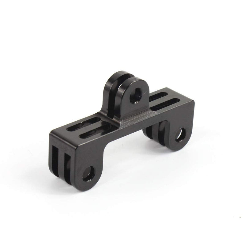 Aluminum Dual Twin Mount Adapter for GoPro Hero 4 5 6 7 8 9 Black Silver Session, AKASO/Campark/YI & Other Cameras