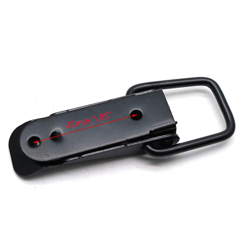 Rannb Large Toggle Latch Spring Loaded Hasp Latch for Trunk, Box, and Chest - Pack of 4 Extra Large Size No Padlock Hole