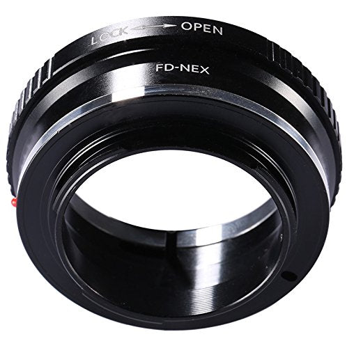 Adapter to Convert Canon FD Mount Lens to Sony E-Mount for Alpha a7, a7S, a7IIK, a7II, a7R II, a6500, a6300, a6000, a5000, a5100, a3000 Mirrorless Digital Camera