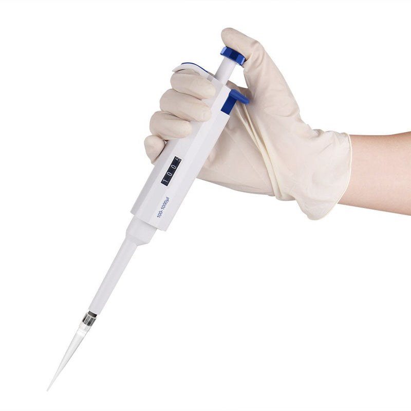 Four E's Scientific 1ml Micropipette Lab Mechanical Adjustable Pipette 100-1000uL 100-1000ul 2