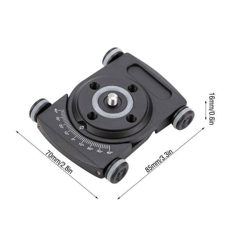 [AUSTRALIA] - Tosuny FY-01 Table Top Dolly Car Roller Desktop Video Rail Track Slider for DSLR Rig Film Camera, Strong and Durable, Equipped with 1/4 Screws, Compatible with All Ball Heads and Magic Arms 