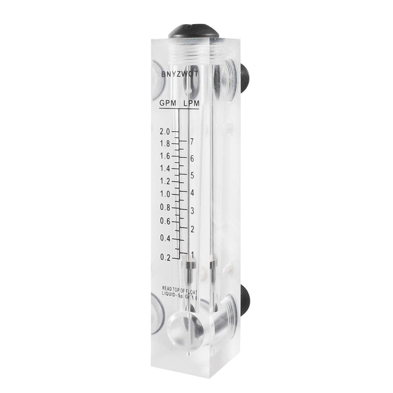 BNYZWOT LZT M-15 0.2-2GPM 1-7LPM Water Flow Meter Panel Mount Type Flowmeters