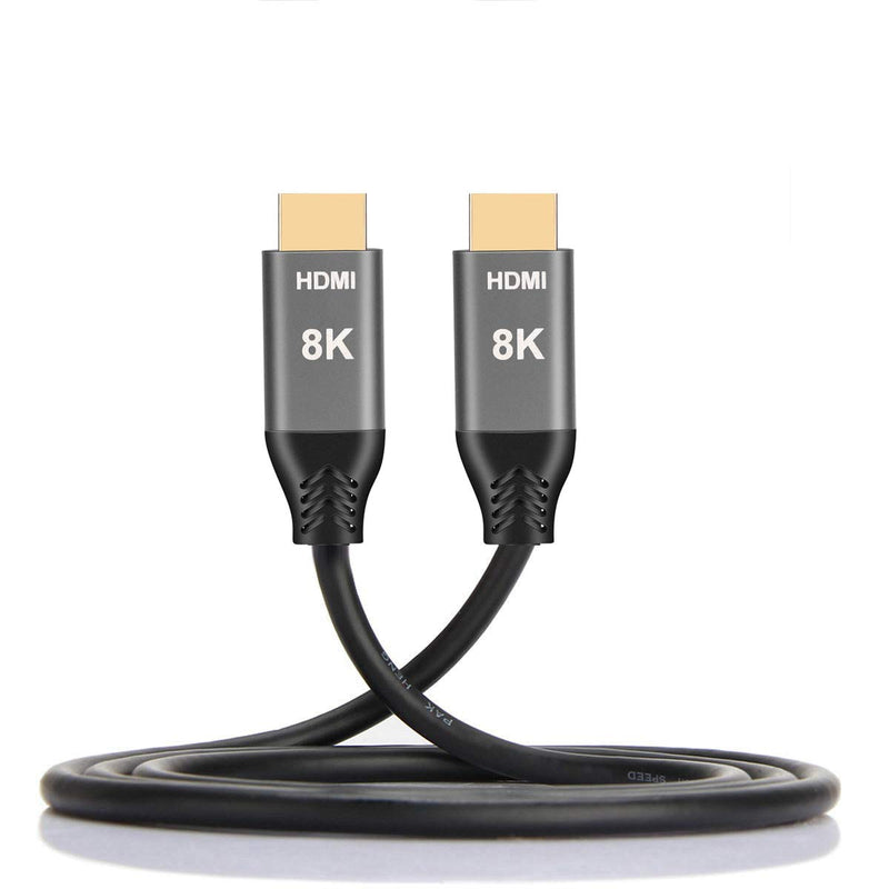 Xiwai HDMI 2.1 Cable Ultra-HD UHD 8K 60hz 4K 120hz Cable 48Gbs with Audio & Ethernet HDMI Cord 1m-5m (1.0M) 1.0M