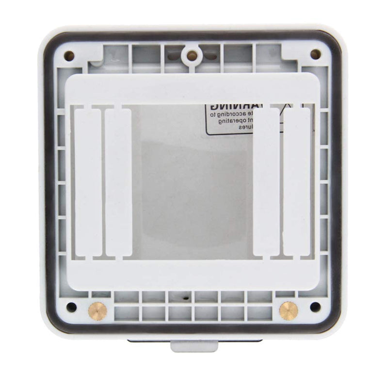 Heyiarbeit 4 Way Distribution Protection Box, IP67 ABS Transparent Cover for Circuit Breaker Indoor/Outdoor on The Wall 3.94" x 3.35" x 1.18"(100 x 85 x 30mm)