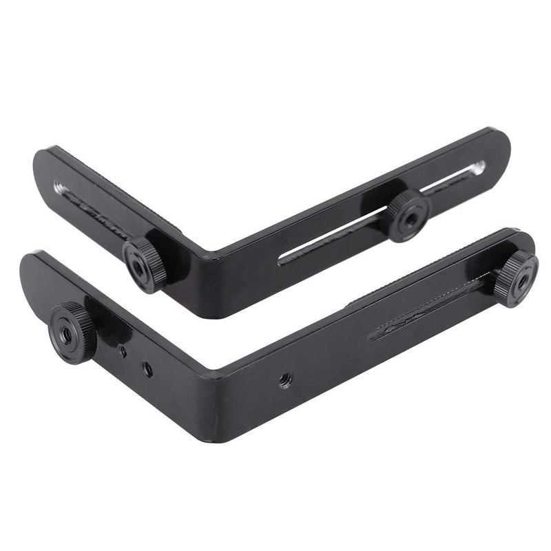 EXMAX® Metal Aluminum Alloy L-Shape Camera Flash Bracket Flashlight Camera Holder Mount Quick Flip DSLR SLR
