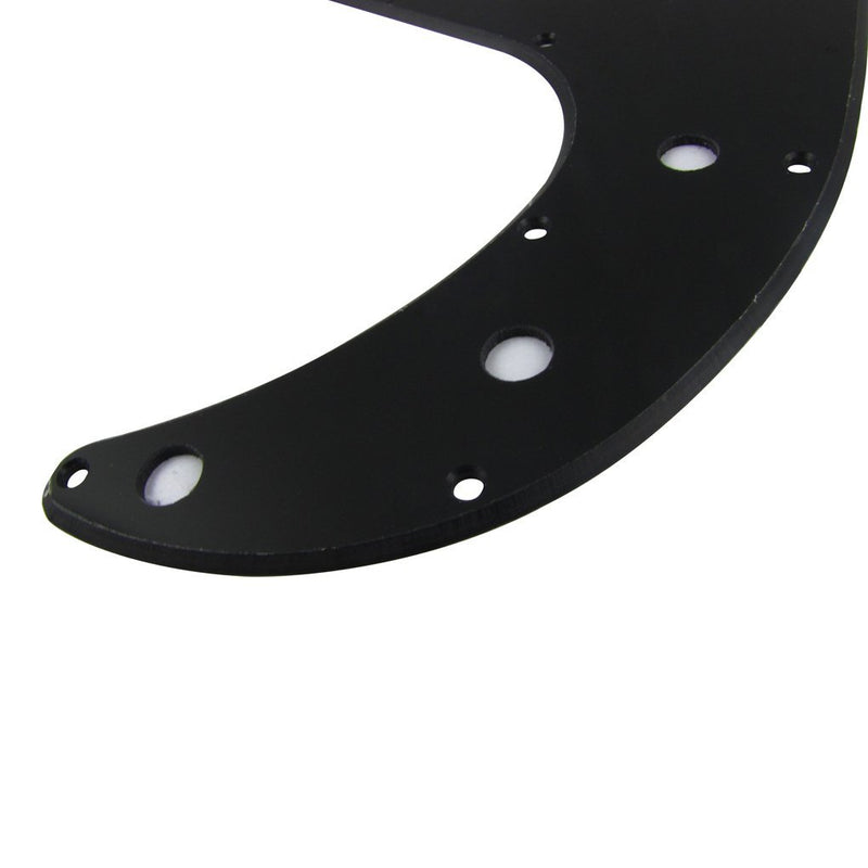 IKN 1Ply Black 13 Hole P Bass Pickguard Scratch Plate Pick Guard for 4 String American/Mexican Standard Precision Bass Part