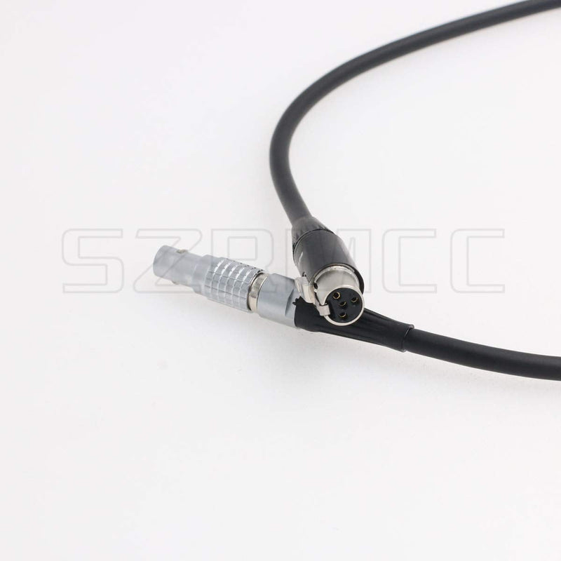 SZRMCC 0B 2 Pin Male to Mini XLR 4 Pin Female Power Cable for ARRI Alexa Camera 12V to TVLogic Monitor (Straight 2Pin Straight Cable) Straight 2Pin Straight Cable