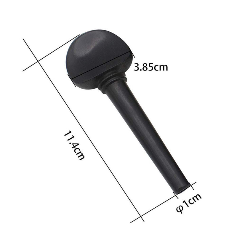 [AUSTRALIA] - Jiayouy 4pcs 4/4 Size Cello Tuning Peg Set Replacement for Cello String Instrument Accessories No Hole Solid Wood 
