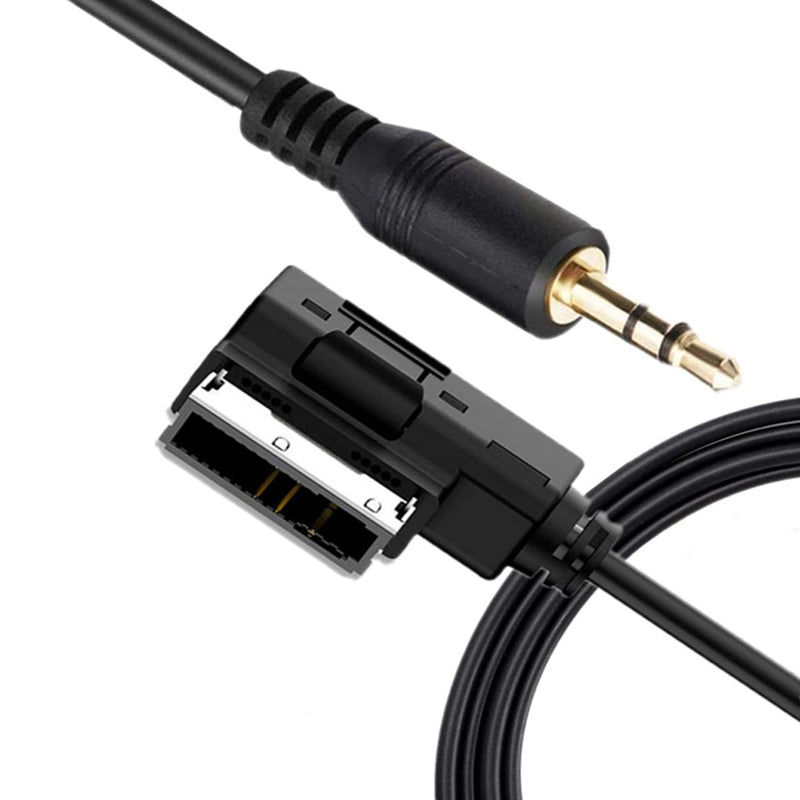 AMI MDI AUX Cable Music Interface Adapter 3.5 mm Jack Aux-in Cord Compatible with A1 A3 A4 A5 A6 A7 A8 Q3 Q5 Q7 TT & V-W