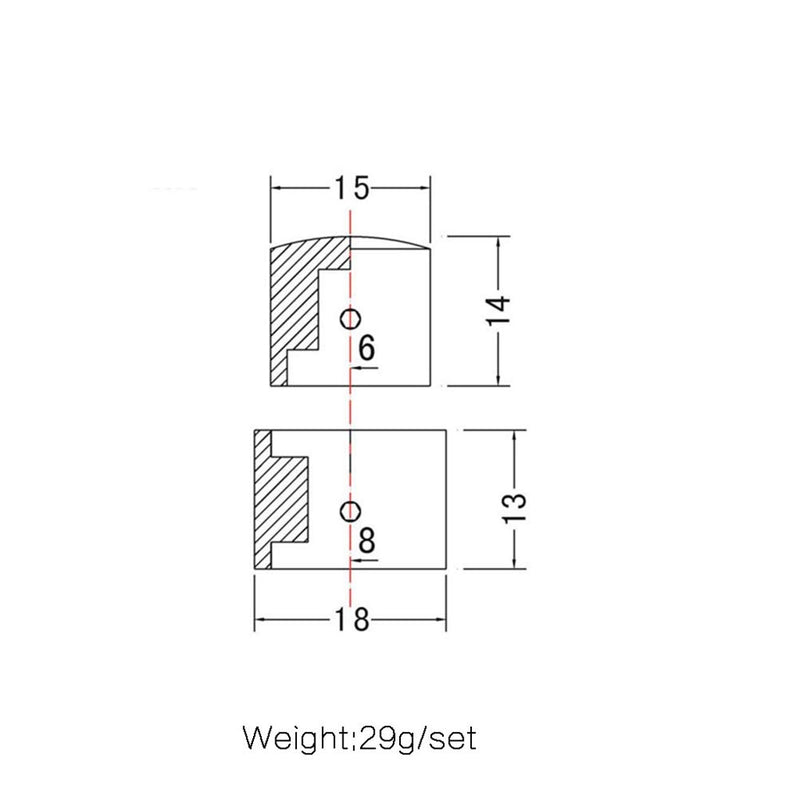 HEALLILY Dual Concentric Control Knobs Stacked Knobs for Electric Guitar Bass