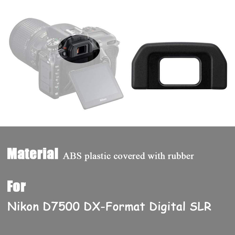 D7500 Viewfinder Eyecup Eyepiece DK28 for Nikon D7500 DX-Format DSLR and Hot Shoe Level[2+2 Packs], Replace Nikon Eyepiece DK-28, Fire Rock Camera Level Viewfinder Accessories DK28 DK-28-2Packs