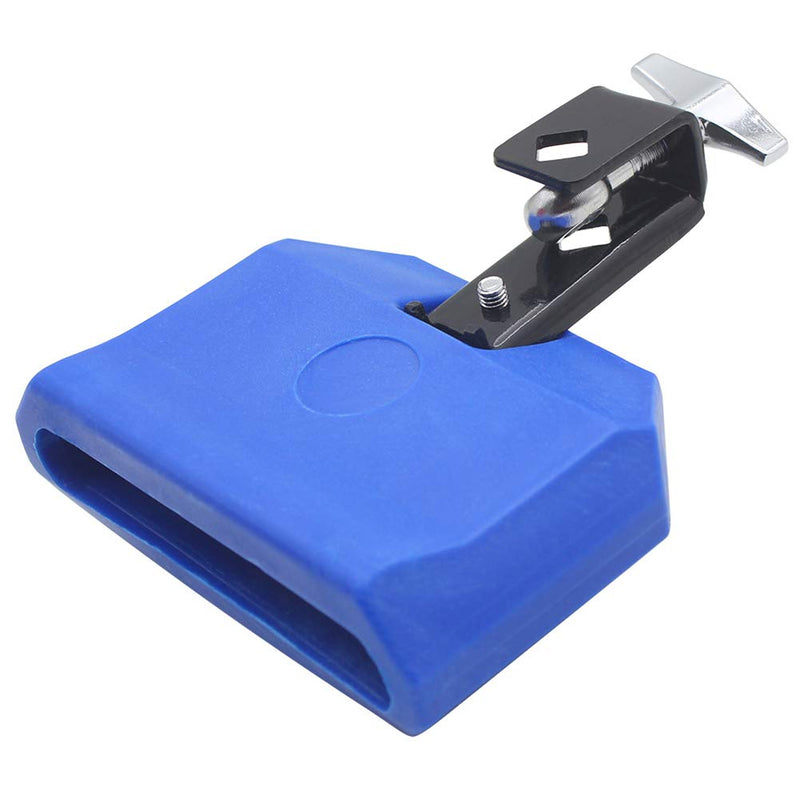 Bnineteenteam Cow Bell with Stick, 5 inch Quick Release Cow Bell Noisemaker for Drum Set Kit Percussion Blue