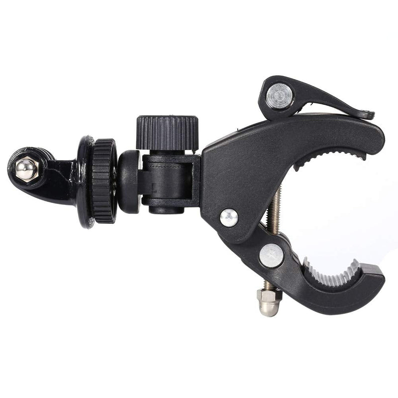 Camera Bike Motorcycle Mount Holder, 360° Rotatable Bike Bicycle Handlebar Clip On Clamp Mount with 1/4 inch Screw for GoPro Camera