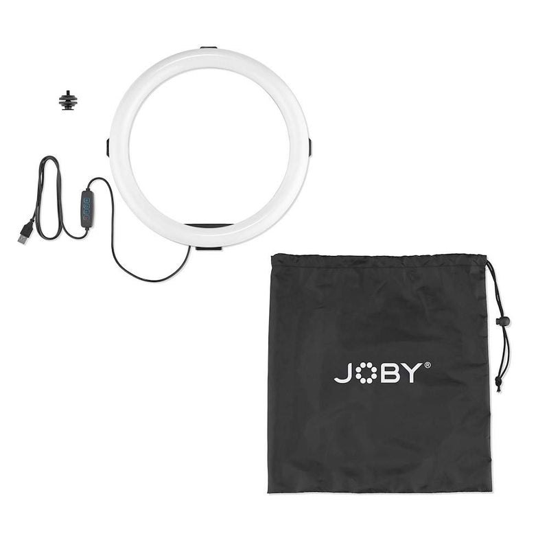 JOBY Beamo Ring Light 12" - Large LED Selfie Ring Light for Phones or Cameras with 3 Light Modes & 10 Brightness Levels, Mobile, Video, Vlogging, Live Stream, Content Creation, Makeup, Work from Home Beamo Ring Light 12"