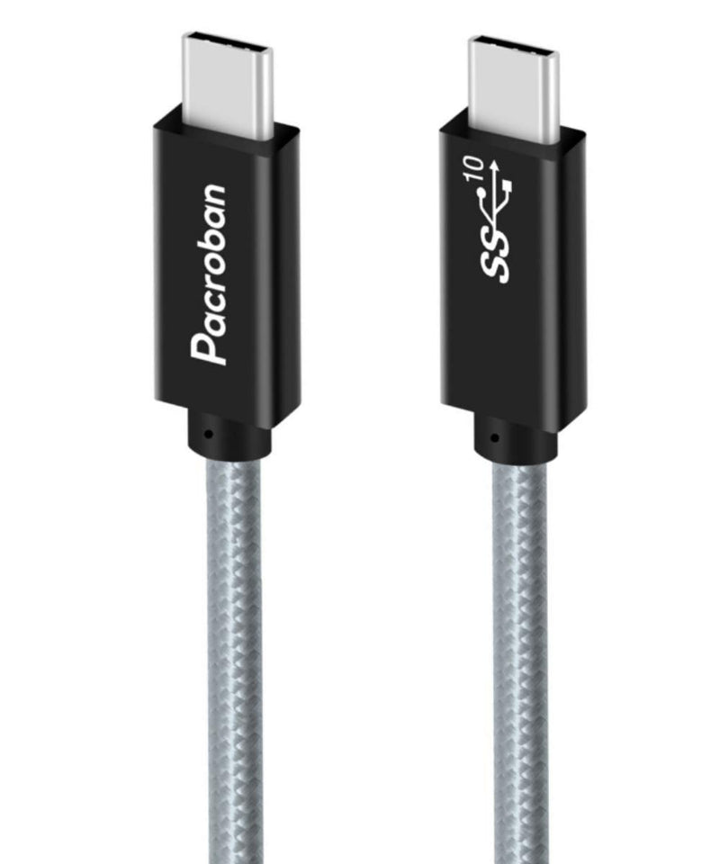 Pacroban USB C to USB C Cable - Fast Charge, Thunderbolt Compatible, USB-IF Certified, E-Mark Chip Built-in (6 FT) 6 FT