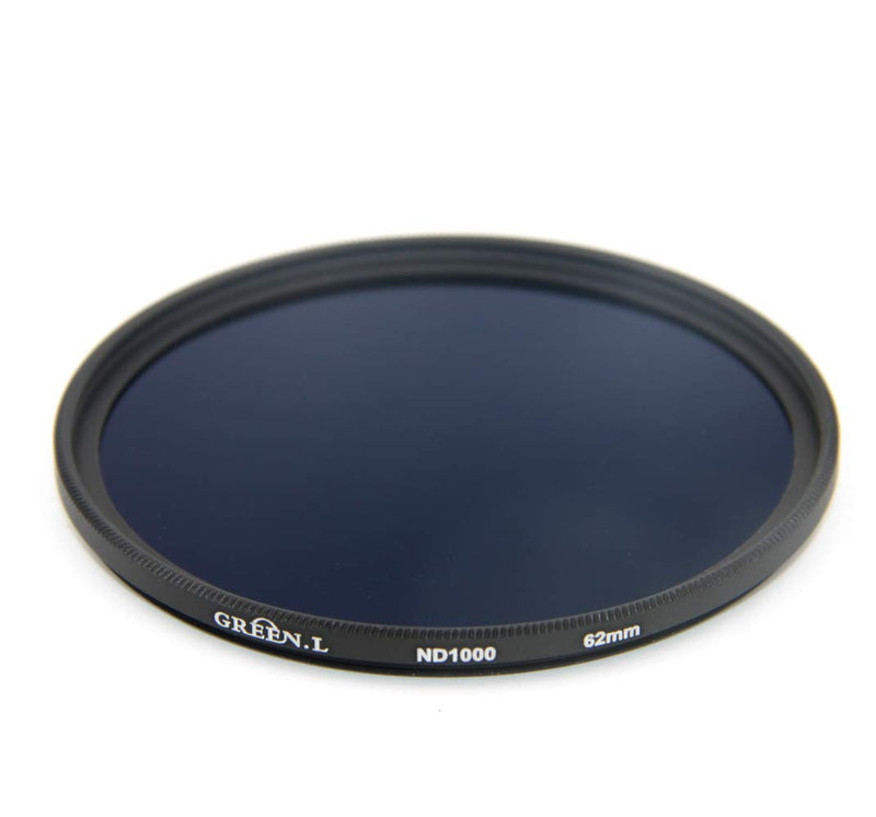 GREEN.L 62mm ND1000 Filter Slim Neutral Density ND Filter Optical Glass 10 Stop