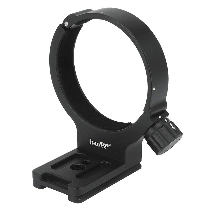 Haoge LMR-C100 Lens Collar Replacement Foot Tripod Mount Ring D for Canon EF 100mm f/2.8L Macro is USM Lens Built-in Arca Type Quick Release Plate