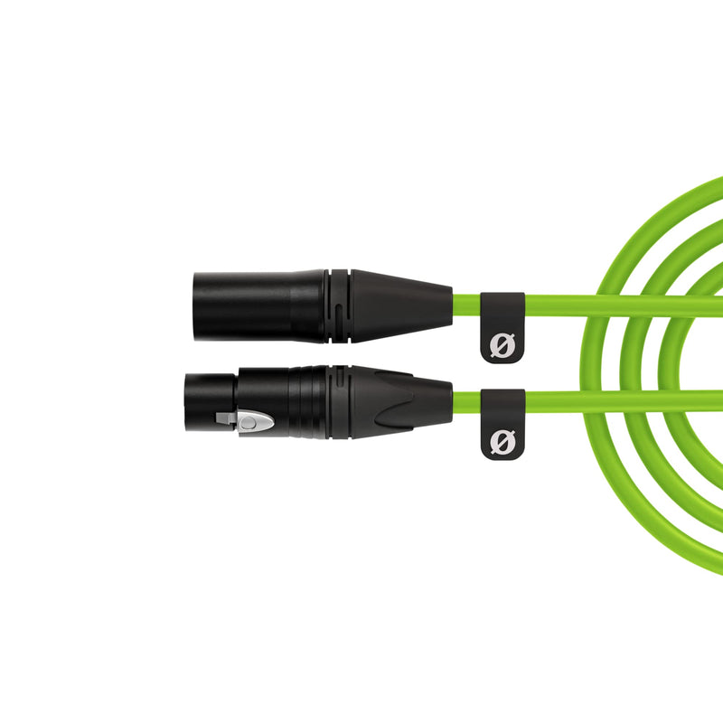 RØDE XLR-3 Premium XLR Cable (3m, Green) XLR3M-G