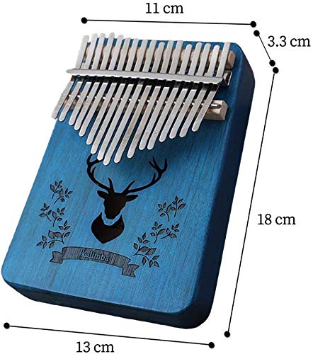 Kalimba Thumb Piano 17 Keys, Portable Mbira Finger Piano Gifts for Kids and Adults Beginners