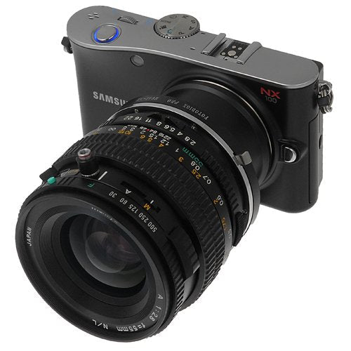 Fotodiox Pro Lens Mount Adapter, Mamiya 645 Mount Lens to Samsung NX-Series Camera Adapter, fit Samsung NX10, NX5, NX100, NX11, NX200 Mamiya 645 MF