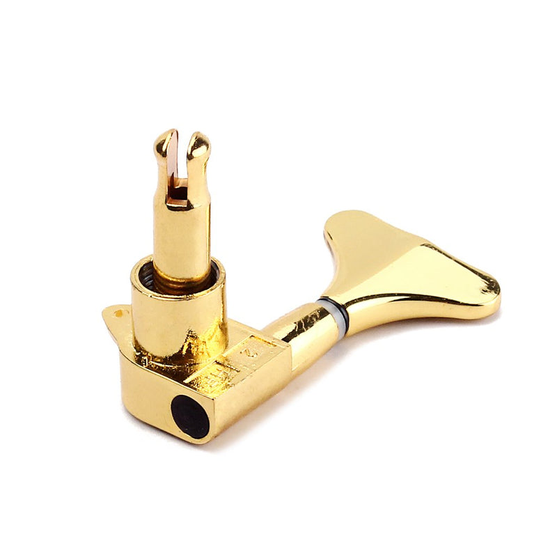 Alnicov Guitar Bass Tuning Pegs Machine Heads Bass Replacement Parts Gold 2R2L