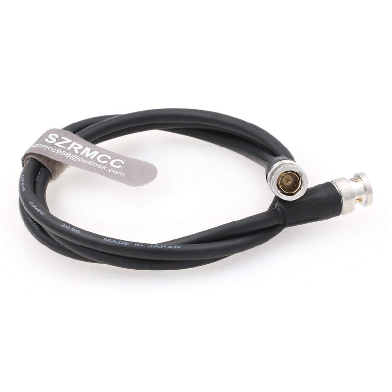 [AUSTRALIA] - SZRMCC HD SDI 12G 75ohm Male to Male 4K Video Coaxial BNC Cable for Cameras Monitors (1m) Black Cable 1m 
