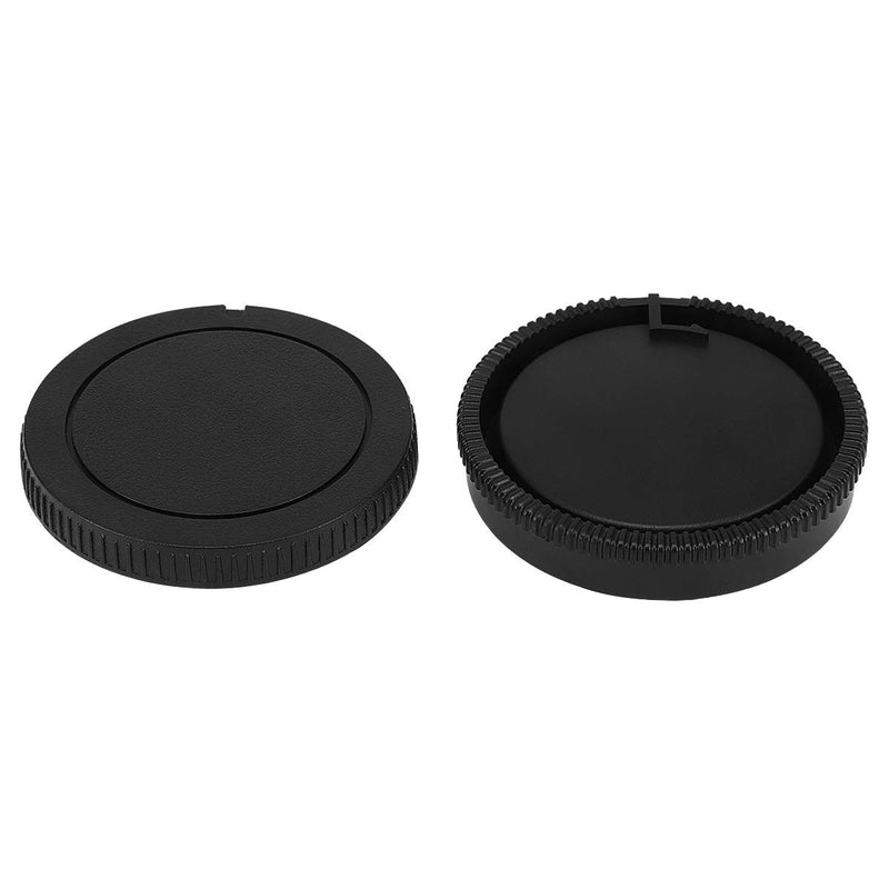Haoge Camera Body Cap and Rear Lens Cap Cover Kit for Sony A A-Type Minolta AF Mount Camera Lens Such as A99 A99II A77 A77II A65 A68 A55 A57 A58 A33 A35 A37 A900 A850 A700 A700 for Sony A Mount