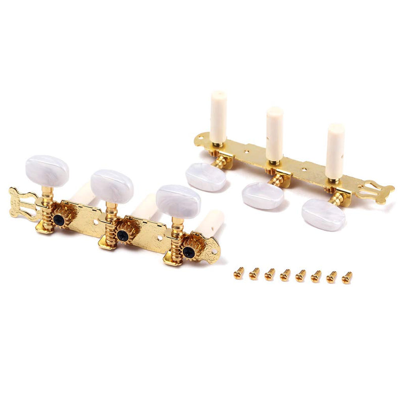 Alnicov Guitar Tuners - 2Pcs Classical Guitar Tuners Tuning Pegs Keys Machine Heads